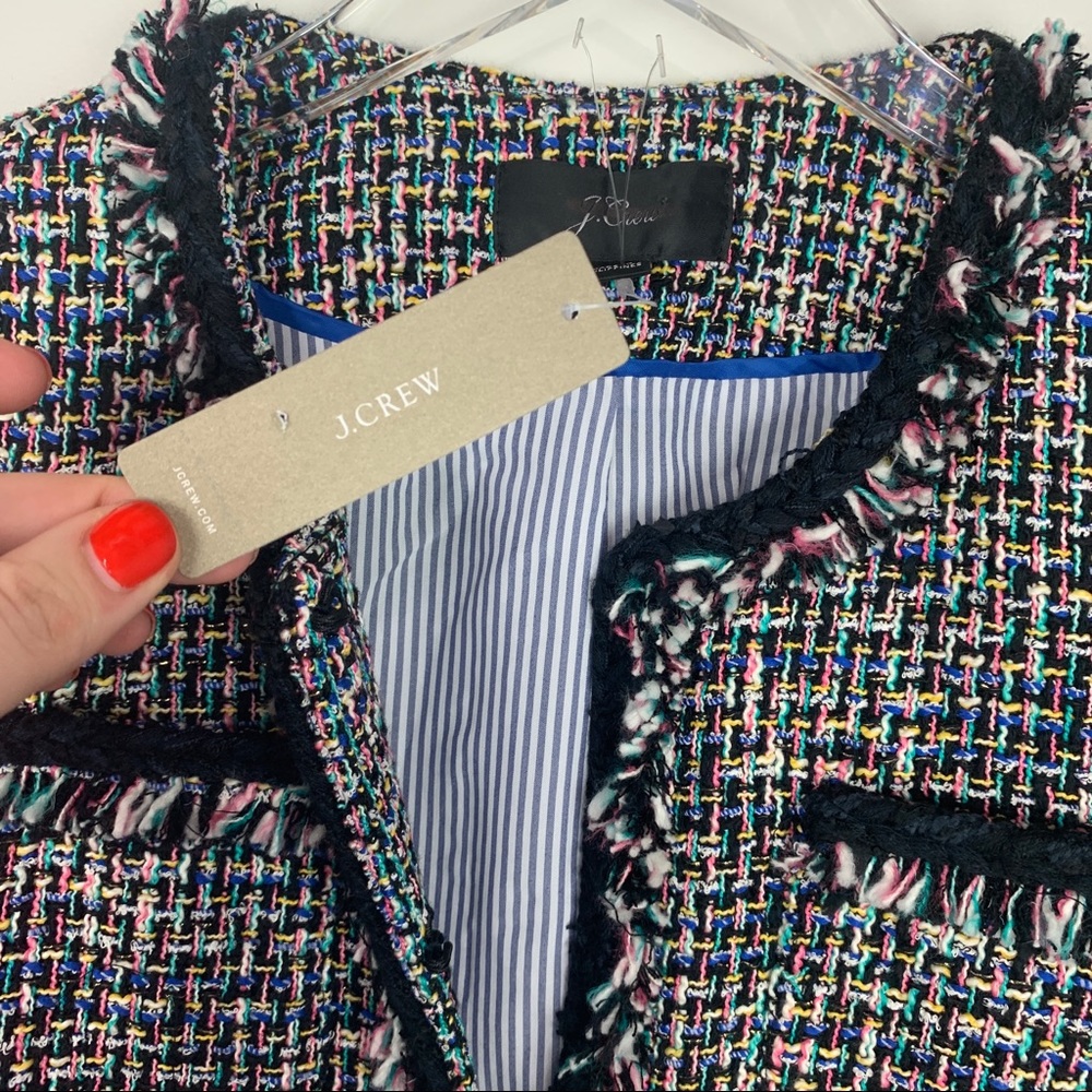 NWT J. Crew Collection Tweed Lady Jacket - Picture 3 of 7